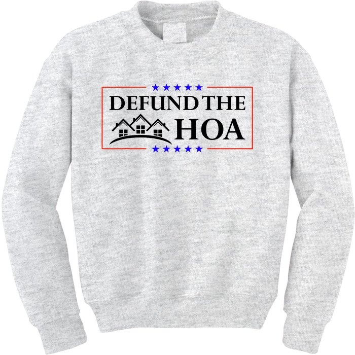 DEFUND THE HOA Homeowners Association Kids Sweatshirt