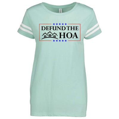 DEFUND THE HOA Homeowners Association Enza Ladies Jersey Football T-Shirt