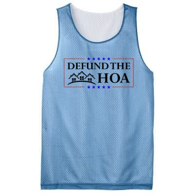 DEFUND THE HOA Homeowners Association Mesh Reversible Basketball Jersey Tank