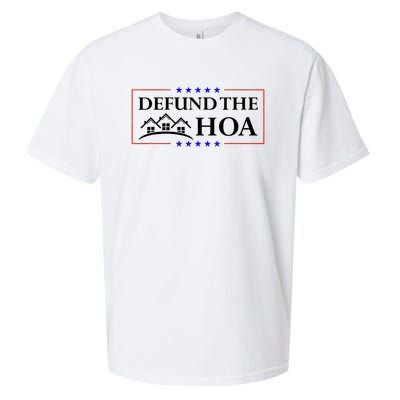 DEFUND THE HOA Homeowners Association Sueded Cloud Jersey T-Shirt