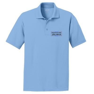 DEFUND THE HOA Homeowners Association Design PosiCharge RacerMesh Polo