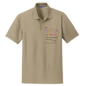 Dear Tiny Hu Behind Me Teacher Cool Gift Dry Zone Grid Polo