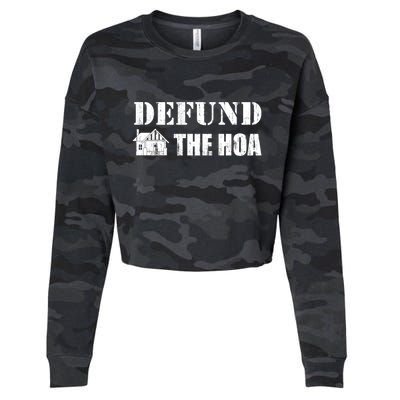 Defund The HOA Design Cropped Pullover Crew