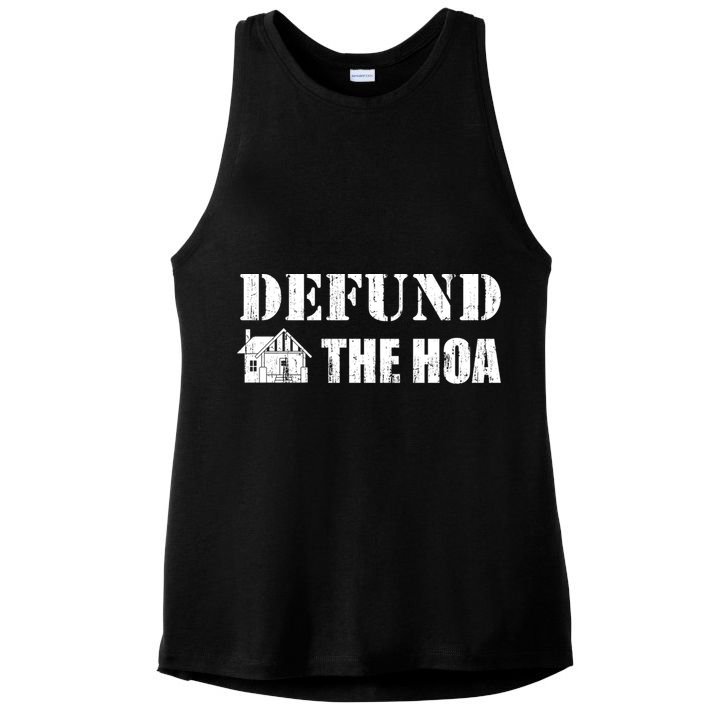 Defund The HOA Design Ladies PosiCharge Tri-Blend Wicking Tank