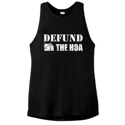 Defund The HOA Design Ladies PosiCharge Tri-Blend Wicking Tank