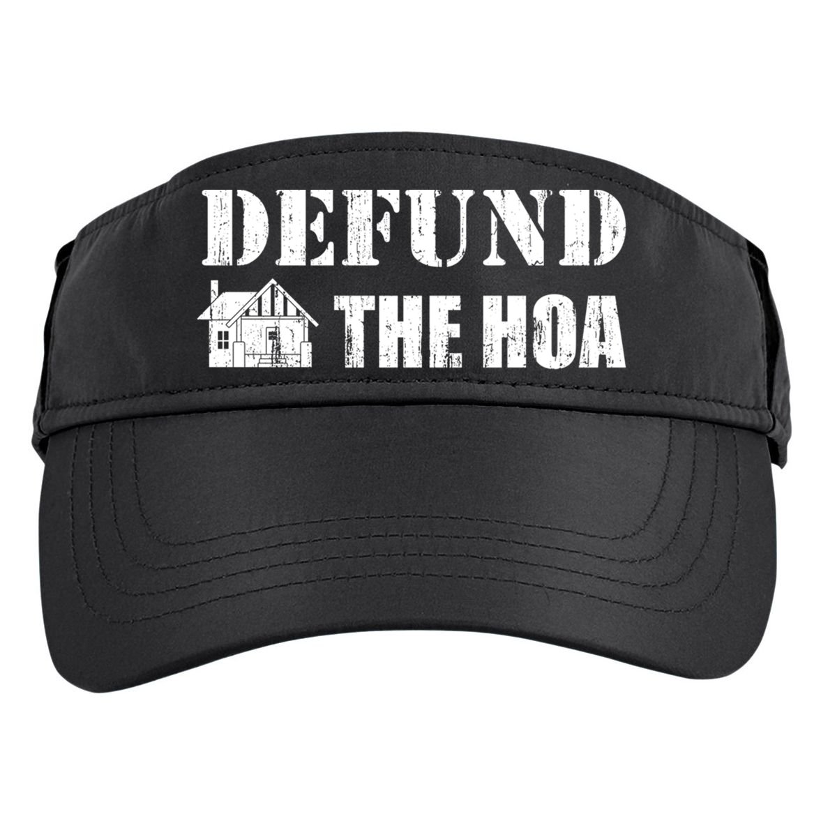 Defund The HOA Design Adult Drive Performance Visor