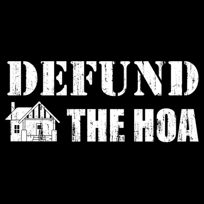 Defund The HOA Design Cropped Pullover Crew