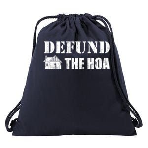 Defund The HOA Design Drawstring Bag