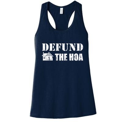 Defund The HOA Design Women's Racerback Tank