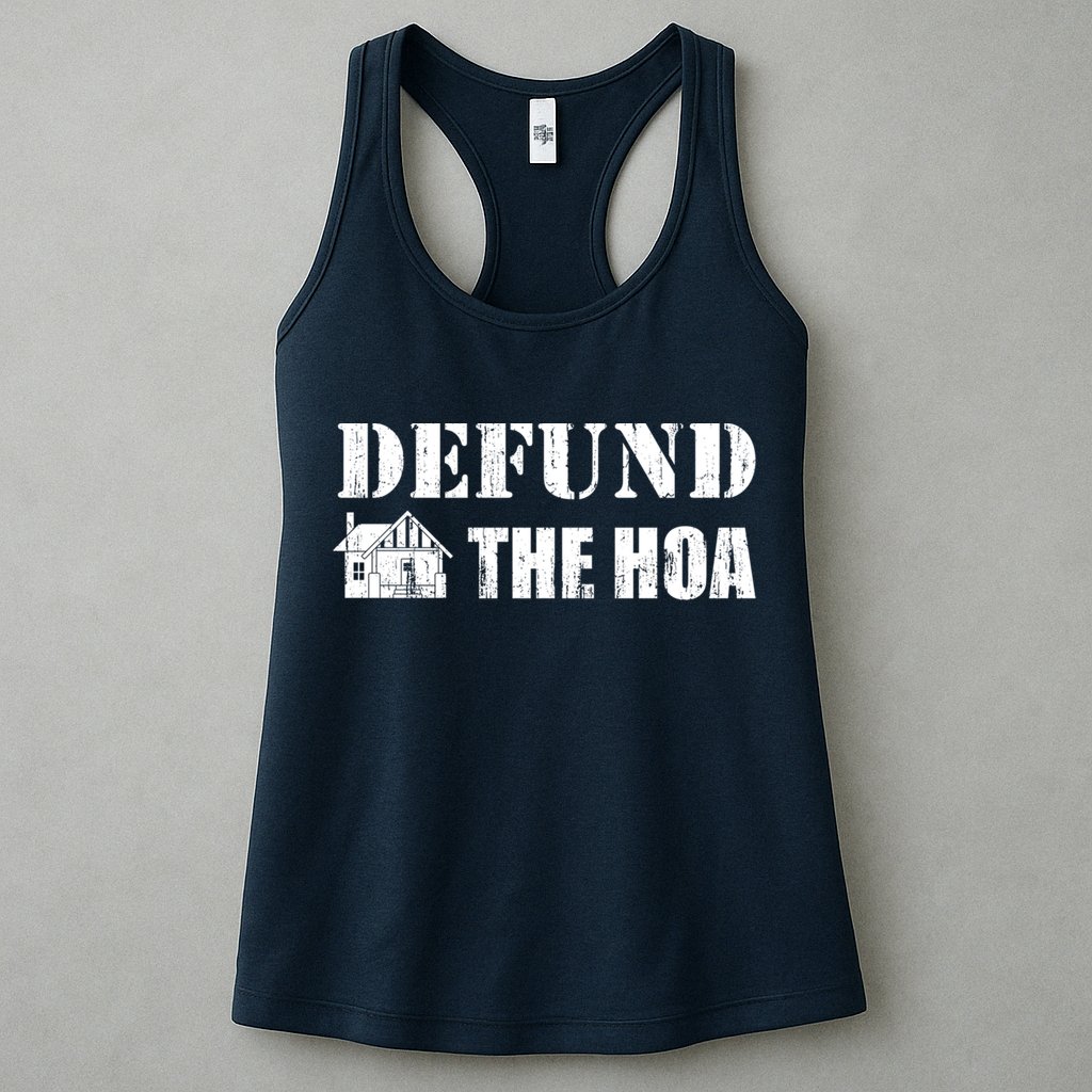 Defund The HOA Design Womens Tank Top