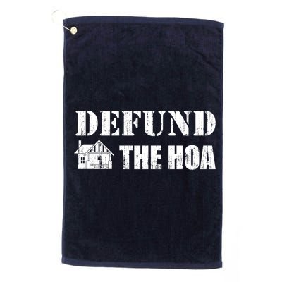 Defund The HOA Design Golf Towel