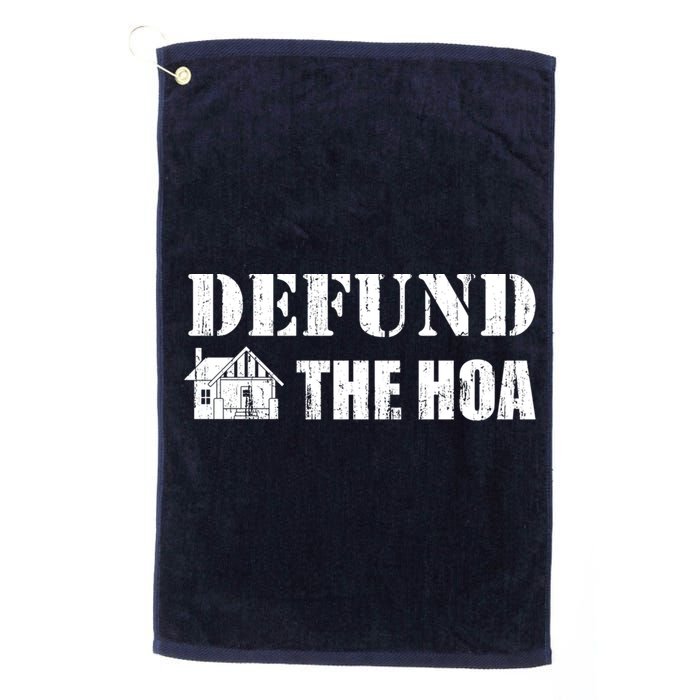 Defund The HOA Design Golf Towel