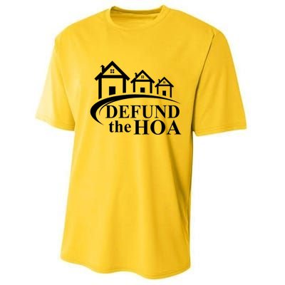 Defund The HOA Home Owners Association Performance Sprint T-Shirt