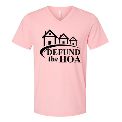 Defund The HOA Home Owners Association V-Neck T-Shirt