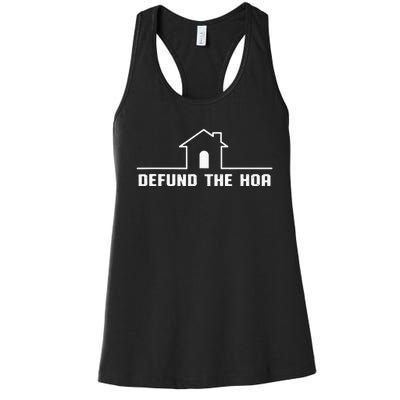 Defund The Hoa  Women's Racerback Tank