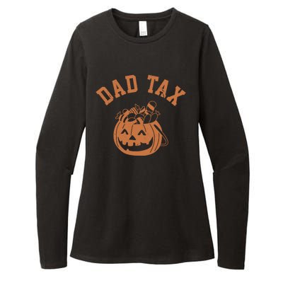 Dad Tax Halloween Trick Or Treat Funny Womens CVC Long Sleeve Shirt