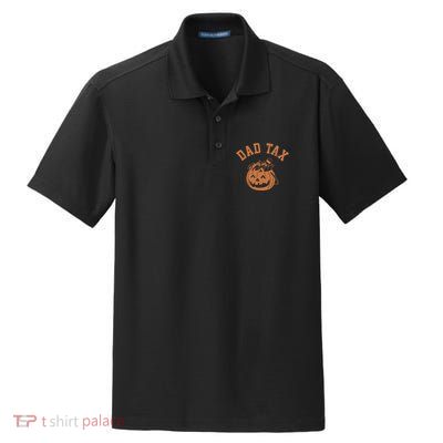 Dad Tax Halloween Trick Or Treat Funny Dry Zone Grid Polo