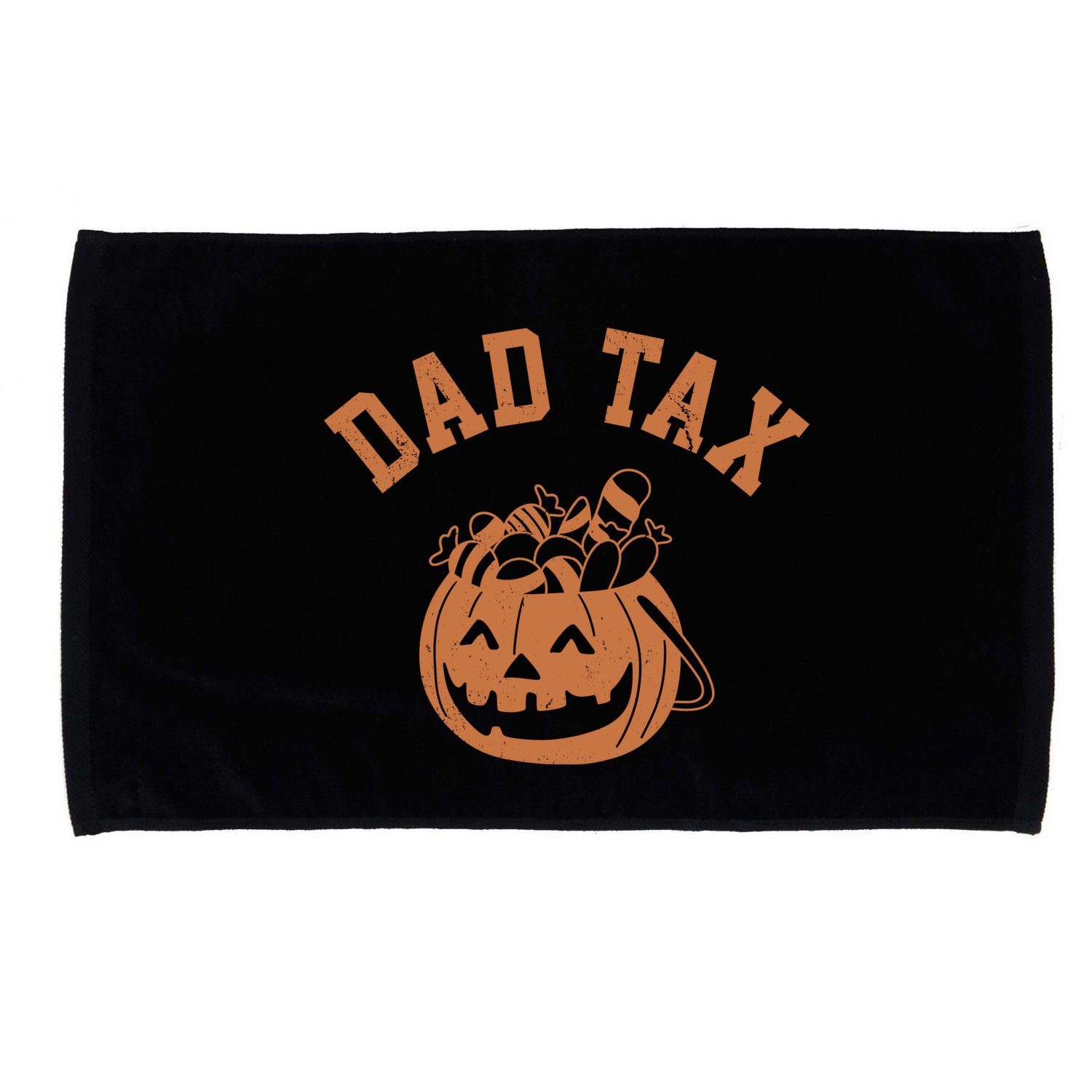 Dad Tax Halloween Trick Or Treat Funny Microfiber Hand Towel