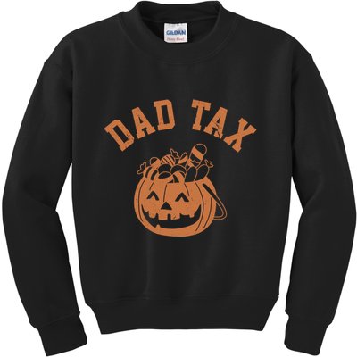 Dad Tax Halloween Trick Or Treat Funny Kids Sweatshirt