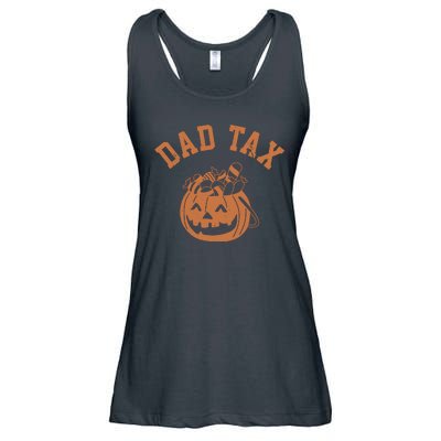 Dad Tax Halloween Trick Or Treat Funny Ladies Essential Flowy Tank