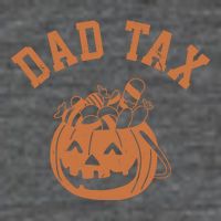 Dad Tax Halloween Trick Or Treat Funny Flatbill Hat