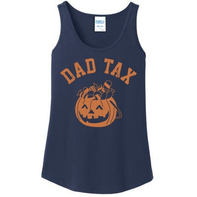 Dad Tax Halloween Trick Or Treat Funny Ladies Essential Tank