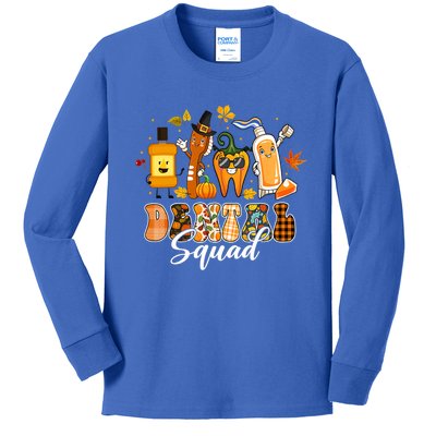 Dental Toothbrush Halloween Spooky Dentist Teeth Pumpkin Great Gift Kids Long Sleeve Shirt