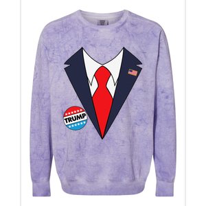 Donald Trump Halloween Costume Funny Trump Win Colorblast Crewneck Sweatshirt