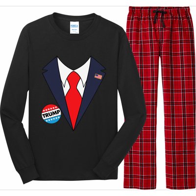 Donald Trump Halloween Costume Funny Trump Win Long Sleeve Pajama Set