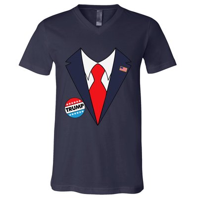 Donald Trump Halloween Costume Funny Trump Win V-Neck T-Shirt