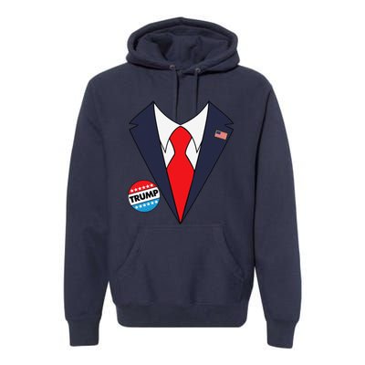 Donald Trump Halloween Costume Funny Trump Win Premium Hoodie