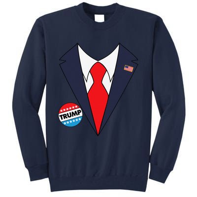 Donald Trump Halloween Costume Funny Trump Win Tall Sweatshirt