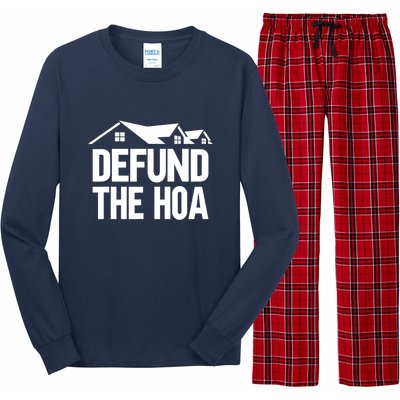 Defund The HOA Design Homeowners Long Sleeve Pajama Set