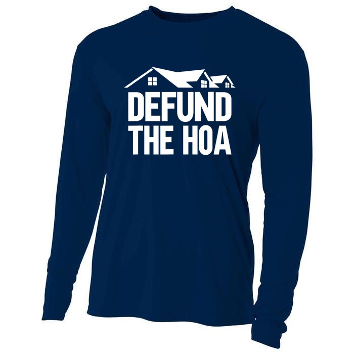 Defund The HOA Design Homeowners Cooling Performance Long Sleeve Crew