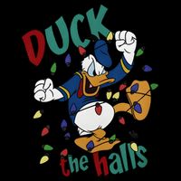Duck The Halls Christmas Lights 16 in Basic Backpack