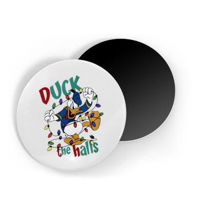 Duck The Halls Christmas Lights Magnet