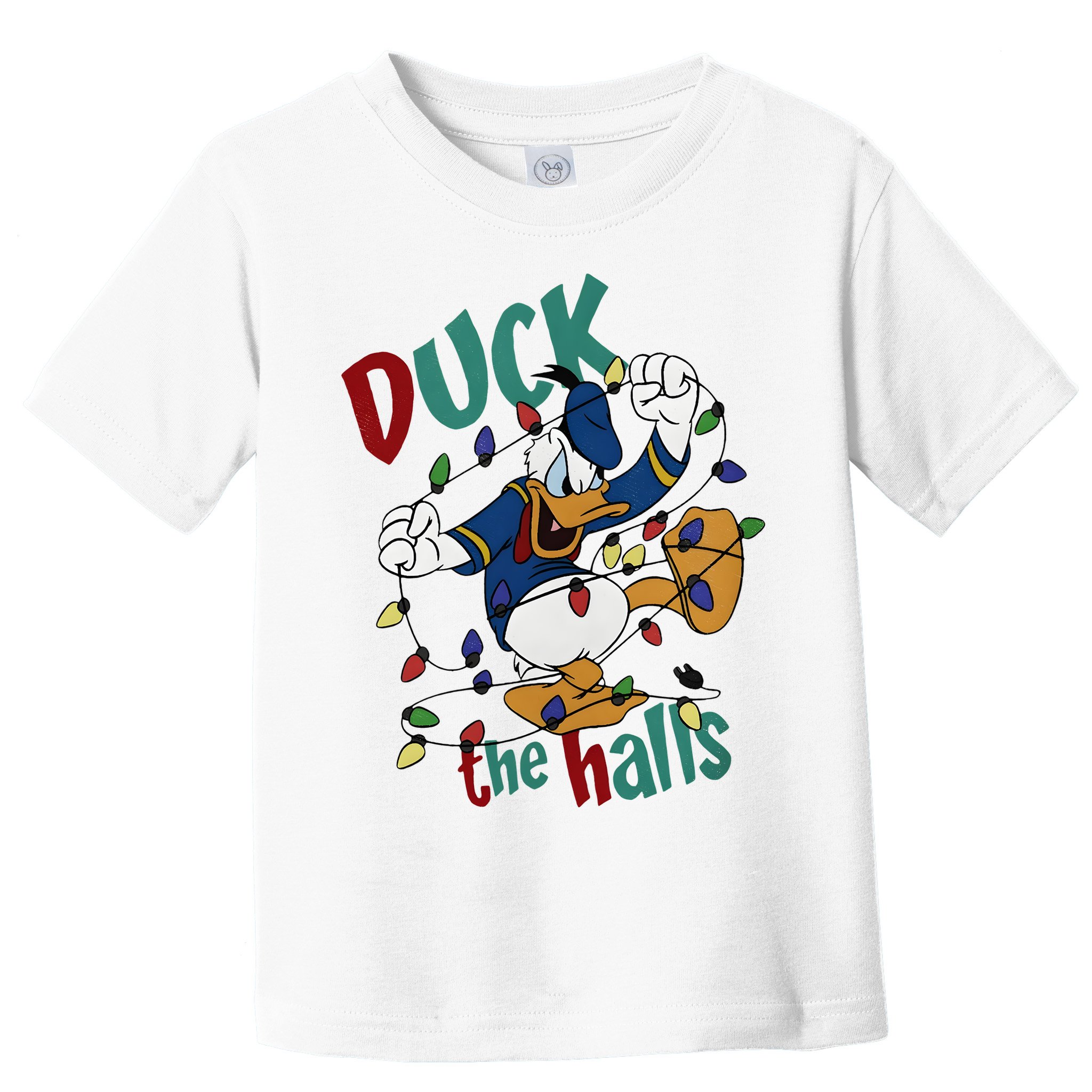 Duck The Halls Christmas Lights Toddler T-Shirt