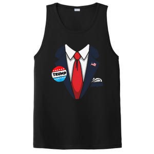 Donald Trump Halloween Costume Suit Gift PosiCharge Competitor Tank