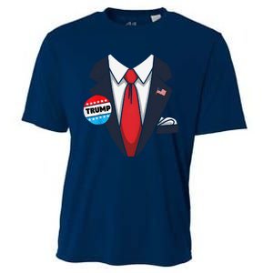 Donald Trump Halloween Costume Suit Gift Cooling Performance Crew T-Shirt