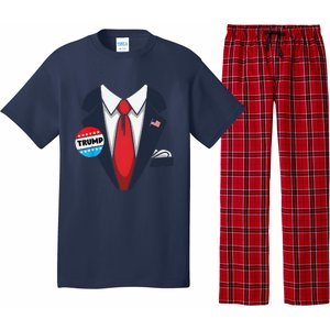 Donald Trump Halloween Costume Suit Gift Pajama Set