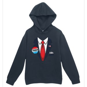 Donald Trump Halloween Costume Suit Gift Urban Pullover Hoodie