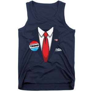 Donald Trump Halloween Costume Suit Gift Tank Top