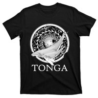 Dive Tonga Humpback Whales Polynesian Design Tonga Roots T-Shirt