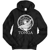 Dive Tonga Humpback Whales Polynesian Design Tonga Roots Tie Dye Hoodie