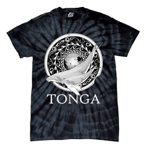 Dive Tonga Humpback Whales Polynesian Design Tonga Roots Tie-Dye T-Shirt