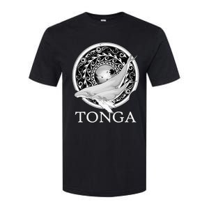 Dive Tonga Humpback Whales Polynesian Design Tonga Roots Softstyle CVC T-Shirt