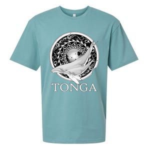 Dive Tonga Humpback Whales Polynesian Design Tonga Roots Sueded Cloud Jersey T-Shirt