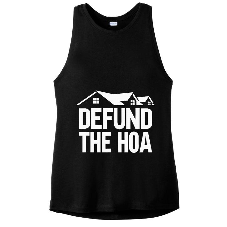 Defund The Hoa Ladies PosiCharge Tri-Blend Wicking Tank