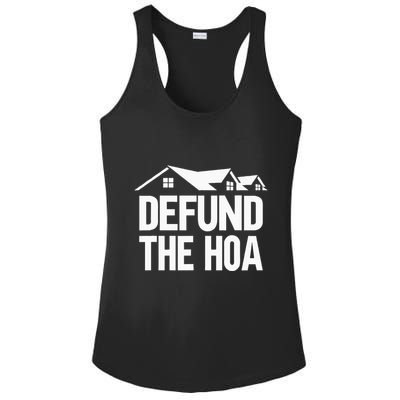 Defund The Hoa Ladies PosiCharge Competitor Racerback Tank