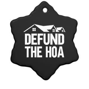 Defund The Hoa Ceramic Star Ornament